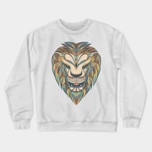 Ethnic Lion Crewneck Sweatshirt